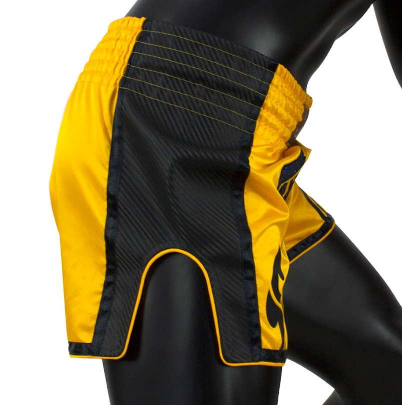 Fairtex Muay Thai Shorts BS1701 Slim Cut Muaythai Yellow Fight