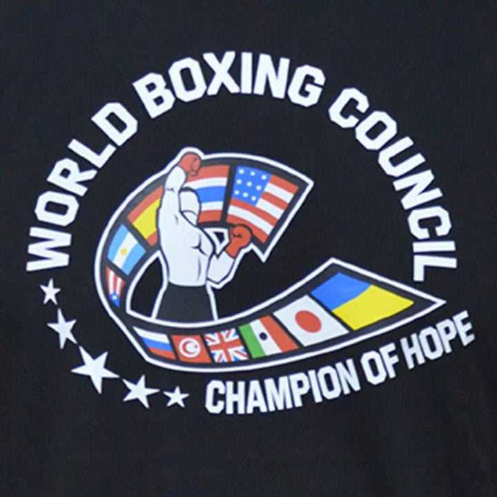Adidas Boxing T-shirt World Boxing Council Training Apparel