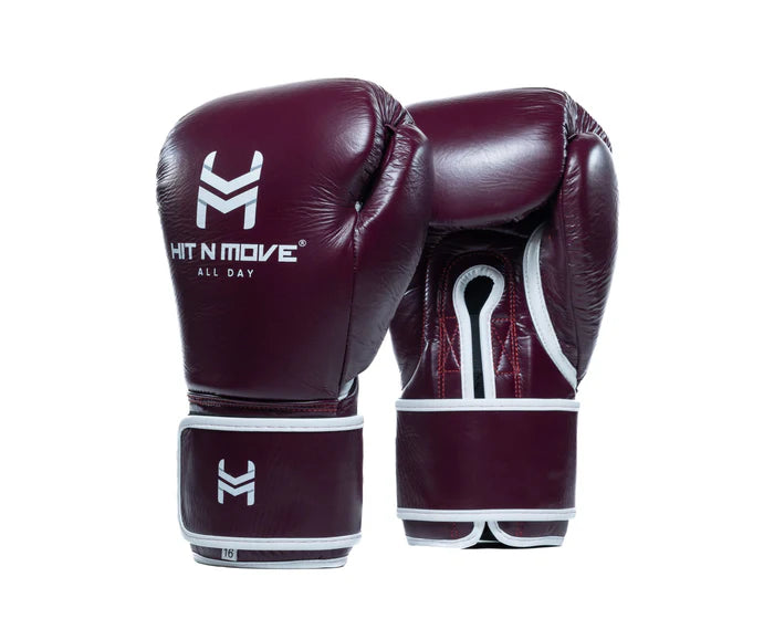 Hit N Move Boxing Gloves ALL DAY Pro Agility Hook Loop Training Sparring Gloves
