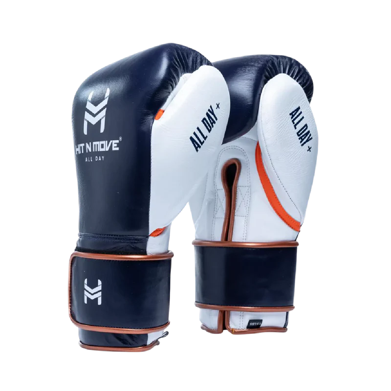 Hit N Move Boxing Gloves 24 oz Conditioning Hook and Loop Training Sparring Gloves Men