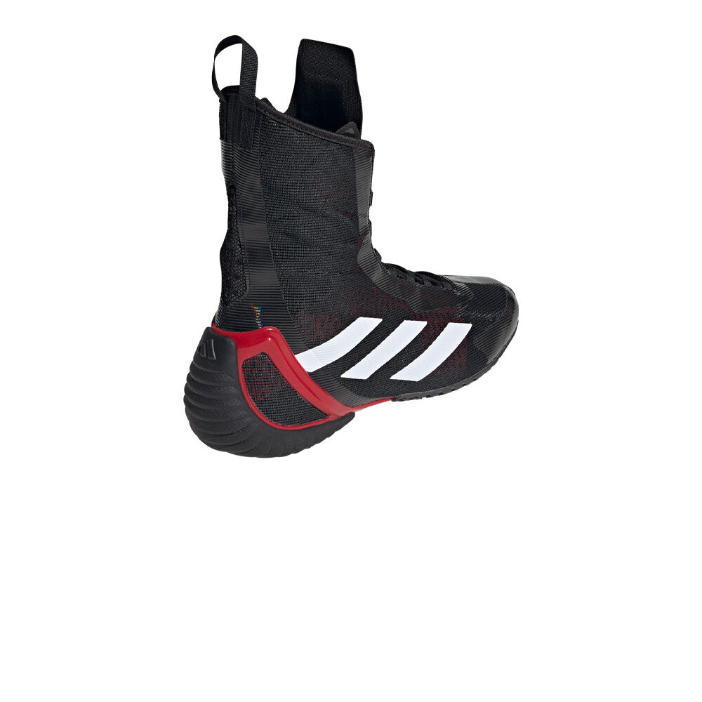 Adidas Boxing Boots Speedex Ultra Black and Red Fight Shoes