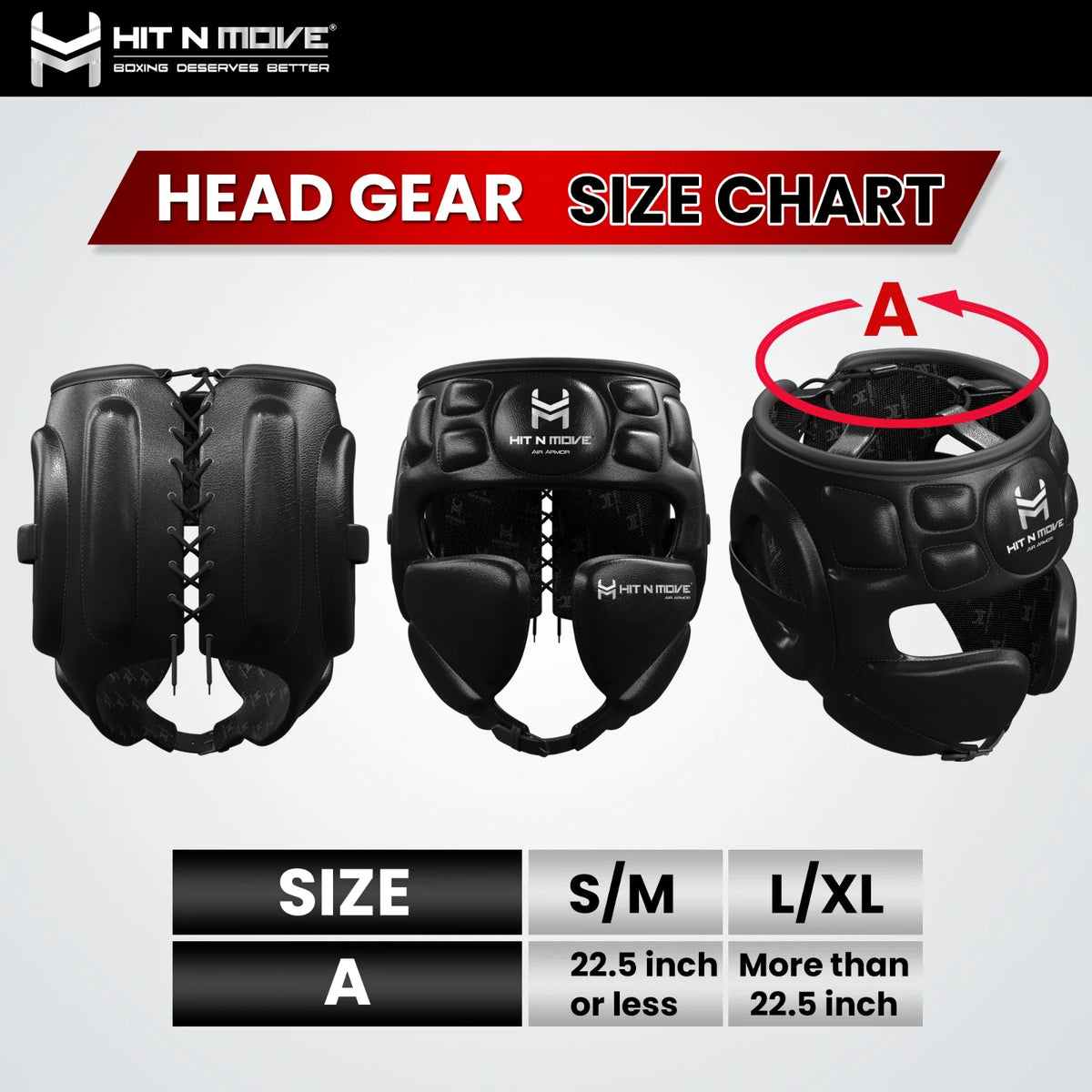 Hit N Move Boxing Headguard Face-saver Vision Cheek Protection