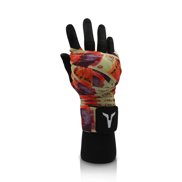 Apollo Boxing Hand Wraps with Gel Foam Knuckle Pad Quick